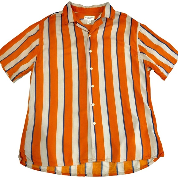 Arizona Jeans Co. Men’s Short Sleeve Button Down Size M - Picture 1 of 5